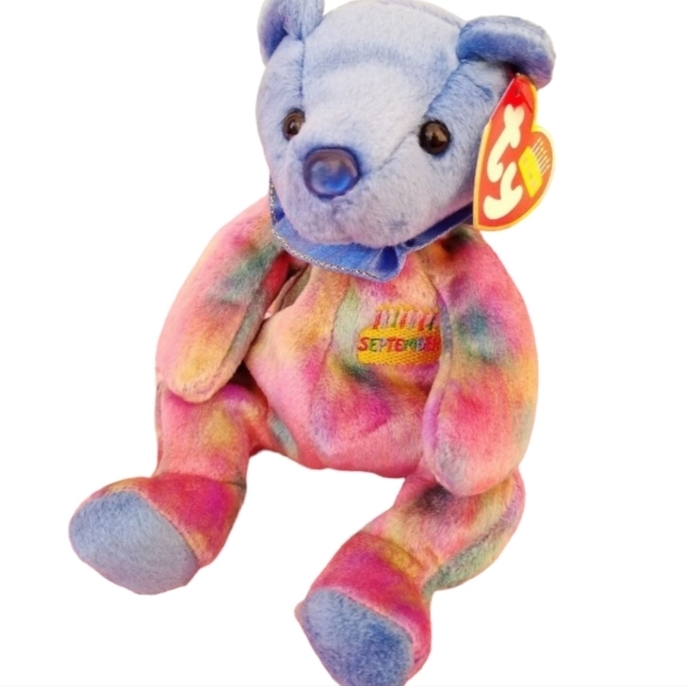 SEPTEMBER NWT Ty Beanie Babies The Birthday Bear